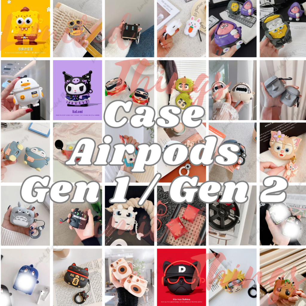Jual PREMIUM Case Airpods Gen Gen i9 i11 i12 Silikon Cartoon