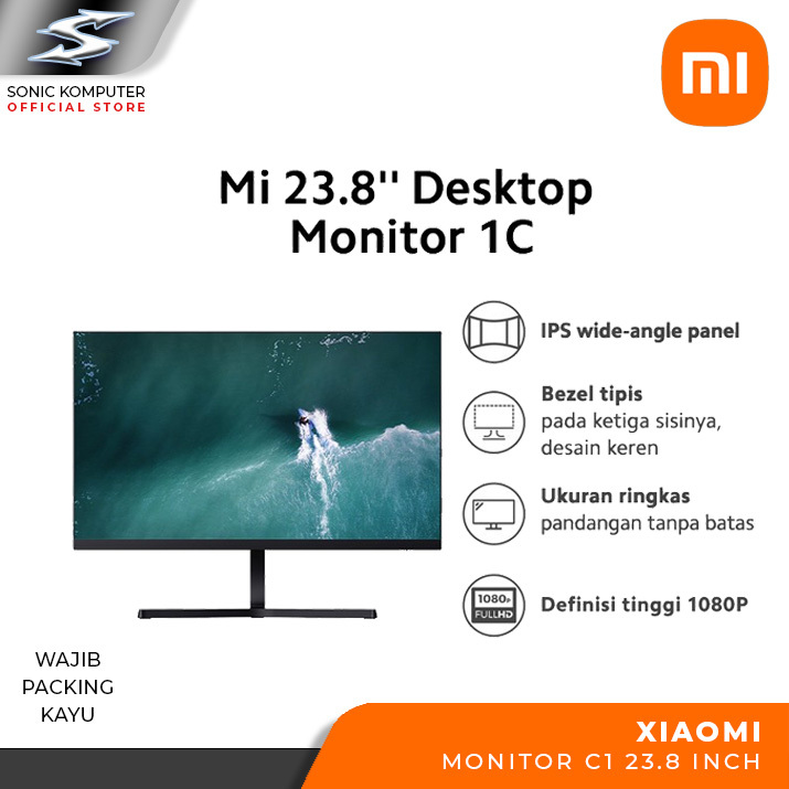 Jual Monitor Xiaomi Mi 23.8 Inch Desktop Monitor 1C 24 inch | Shopee ...
