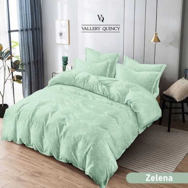 Jual Vallery Quincy Bedcover + Sprei Polos Embossed King T30 ...