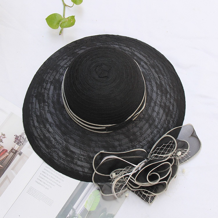 Jual Topi Pantai Wanita Pinggiran Lebar Model Eropa Dengan Elemen ...