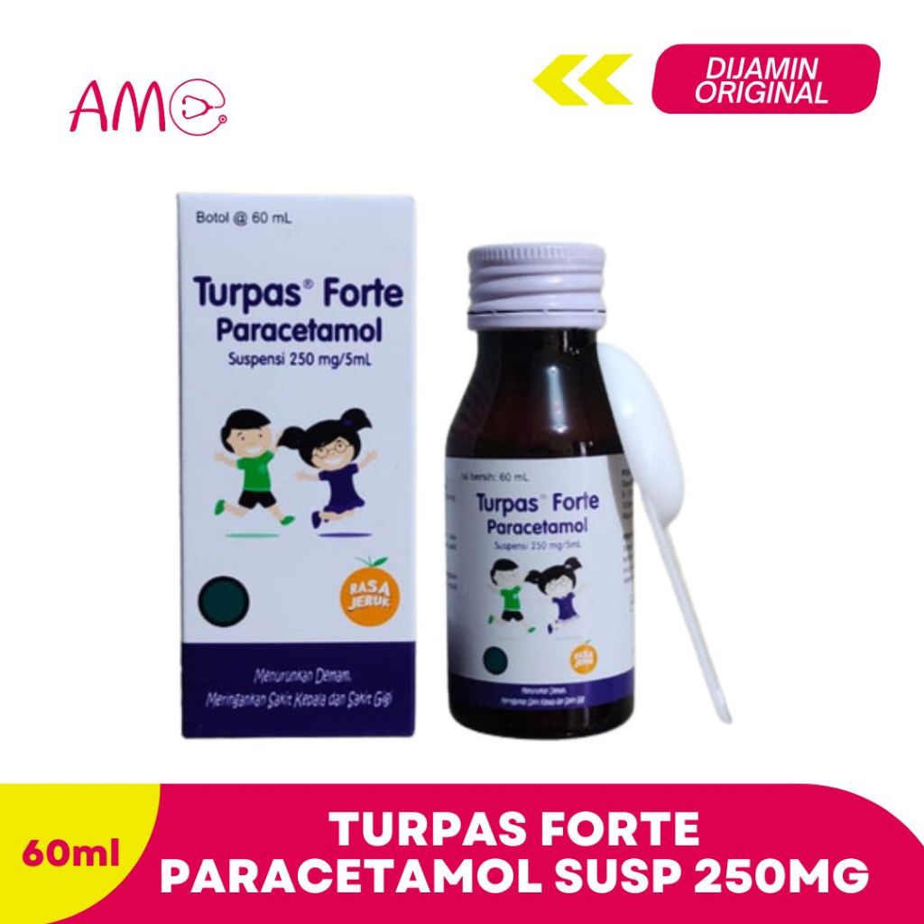 Jual PROMO Turpas Sirup Suspensi 120mg/5ml Botol 60 ML dan Turpas Sirup ...