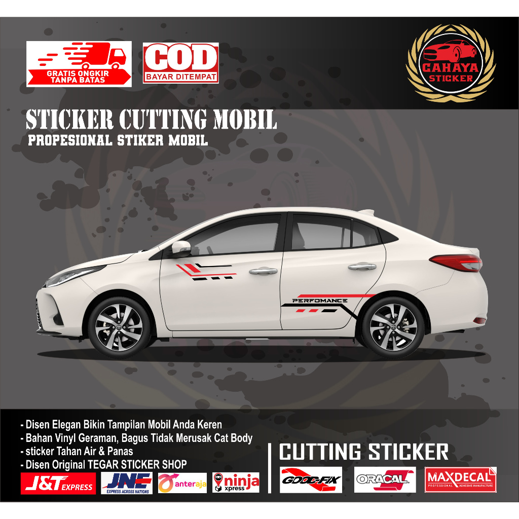 Jual sticker mobil toyota vios sticker lis mobil toyota vios sticker ...