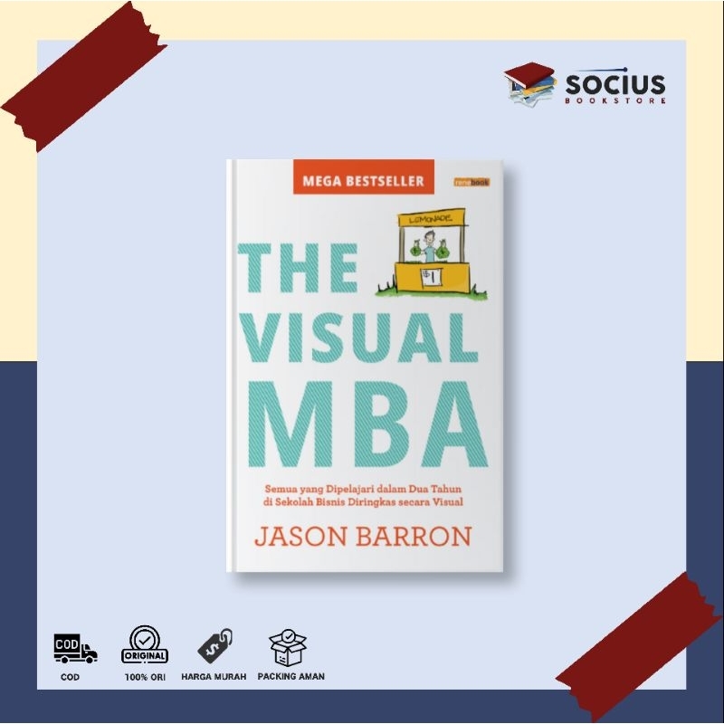 Jual BUKU BISNIS [ ORIGINAL ] - THE VISUAL MBA (HARD COVER) - JASON ...
