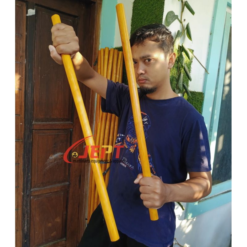 thumbnail image 2 of 2 Filipino Burned Escrima Kali Arnis Rattan Sticks – Doce Pares Style 26-inch THICK 2 of 6