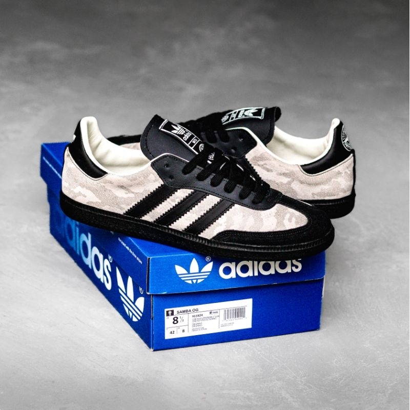 Jual ADIDAS SAMBA OG X STONE ISLAND OFFWHITE BLACK BNIB Shopee Indonesia