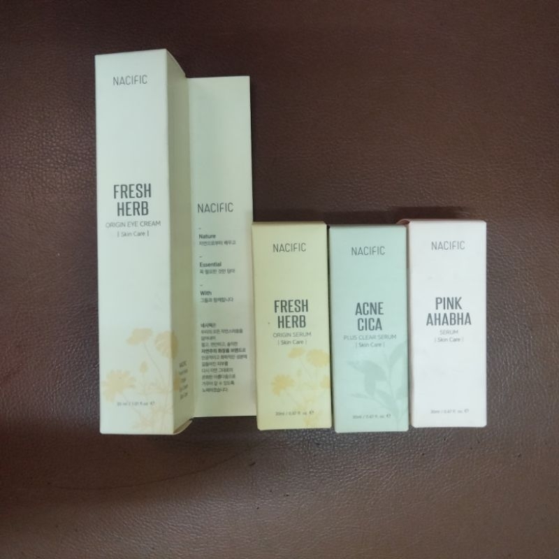 Jual [haebunnyy] Nacific origin eye cream serum aha bha fresh herb acne