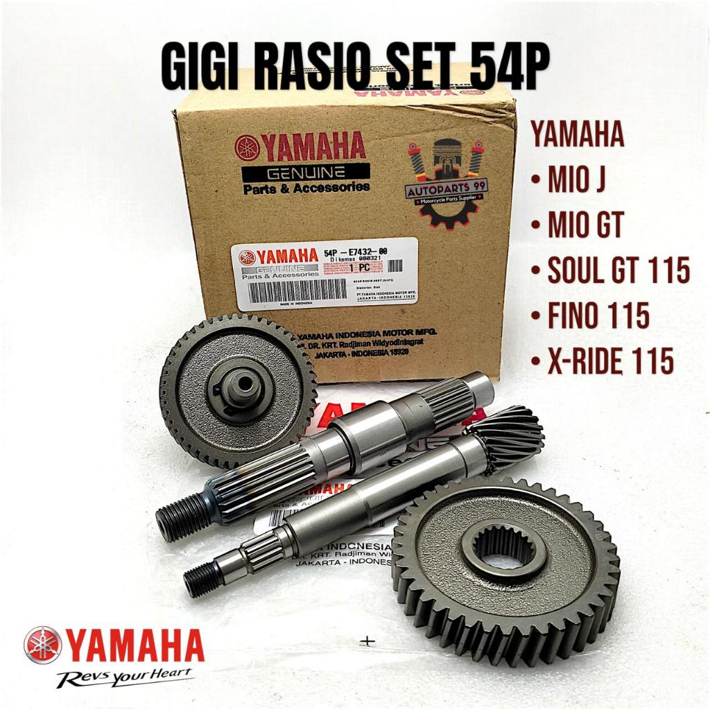 Jual Gigi Rasio Set Yamaha Mio J GT Soul GT 115 Fino 115 XRide 115 ...