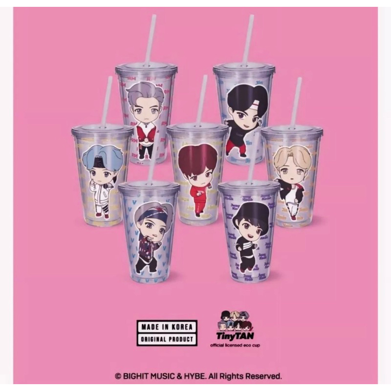 Jual TinyTAN Cool Name Tumblr BTS Original 500ml Suga/ V/ Jimin ...