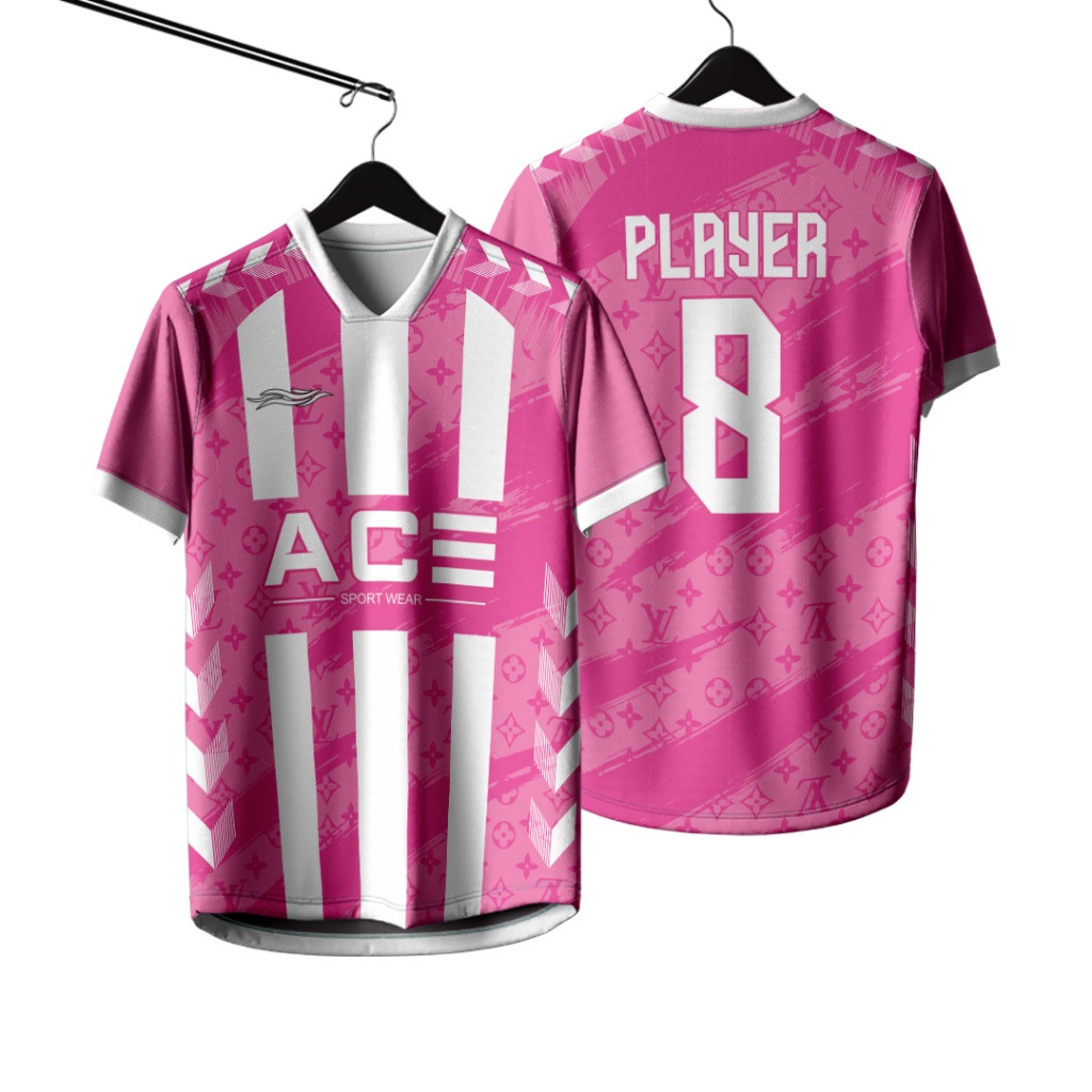 Best Pro Clubs Kits Jual Jersey Bola Futsal Putih Pink Full