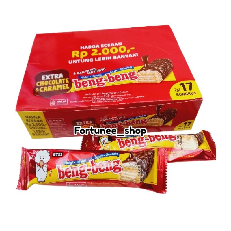 Jual Mayora Beng Beng Coklat Wafer Crispy Chocolate Caramel