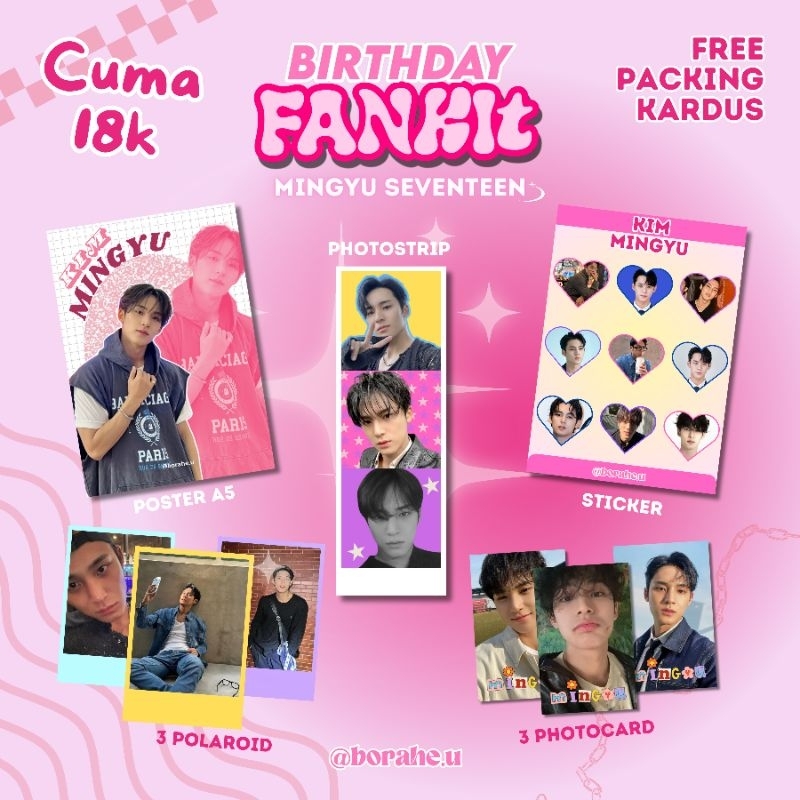 Jual ( COD ) Fankit Kpop Seventeen | Birthday Gift | Hampers | Termurah ...