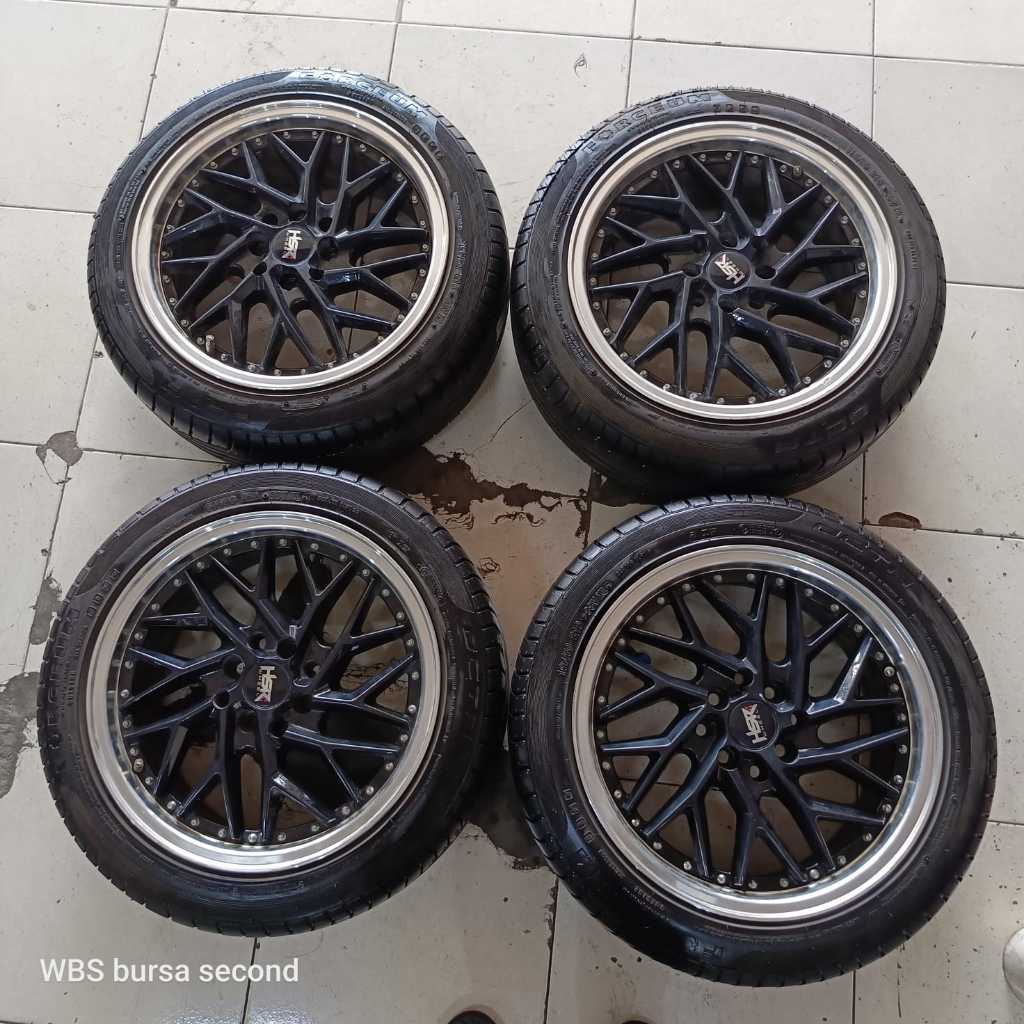 Jual VELG MOBIL BEKAS R16 PCD 4X100 - 4X114 PELEK RACING + BAN FORCEUM ...