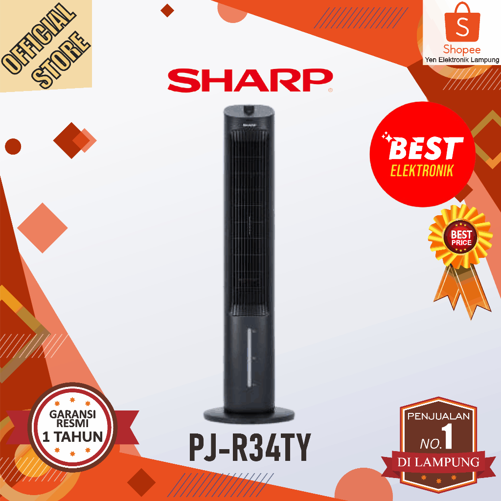 Jual Air Cooler SHARP PJ R34 TY Pendingin Ruangan Garansi Resmi SHARP 1 ...