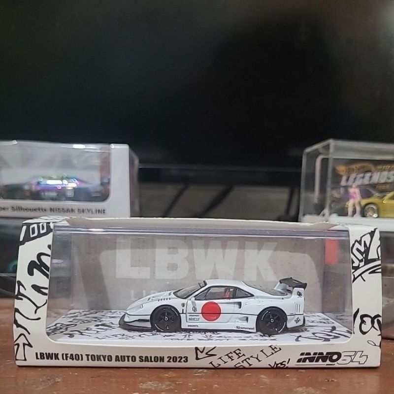 Jual INNO64 FERRARI F40 LBWK WHITE UNSEALED | Shopee Indonesia