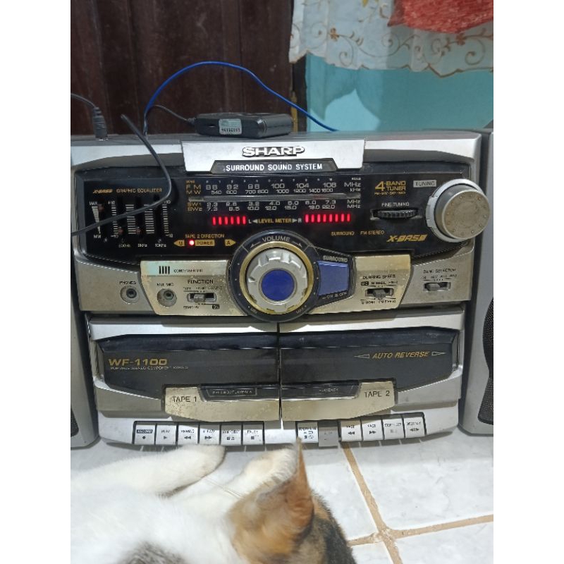 Jual Radio Tipe Sharp Simba Jadul Antik Vintage, Tipe Masih Fungsi 80% ...