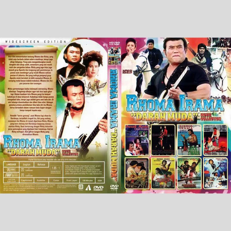 Jual Kaset Koleksi Film Rhoma Irama Darah Muda Shopee Indonesia
