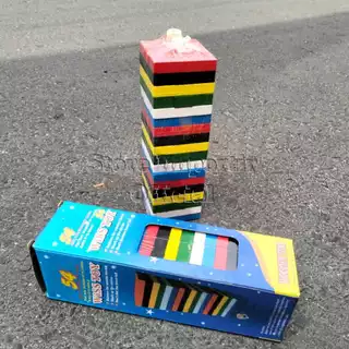 Mainan Edukasi Balok Susun Menara Viral Murah