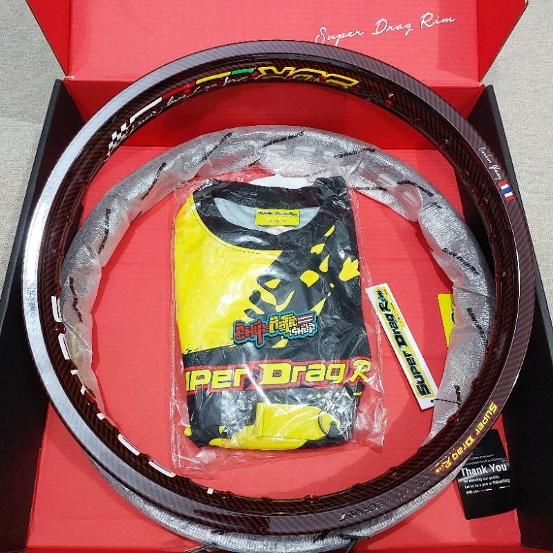 Jual Velg super drag rim SDR carbon ukuran 120 140 Ring 17 original ...