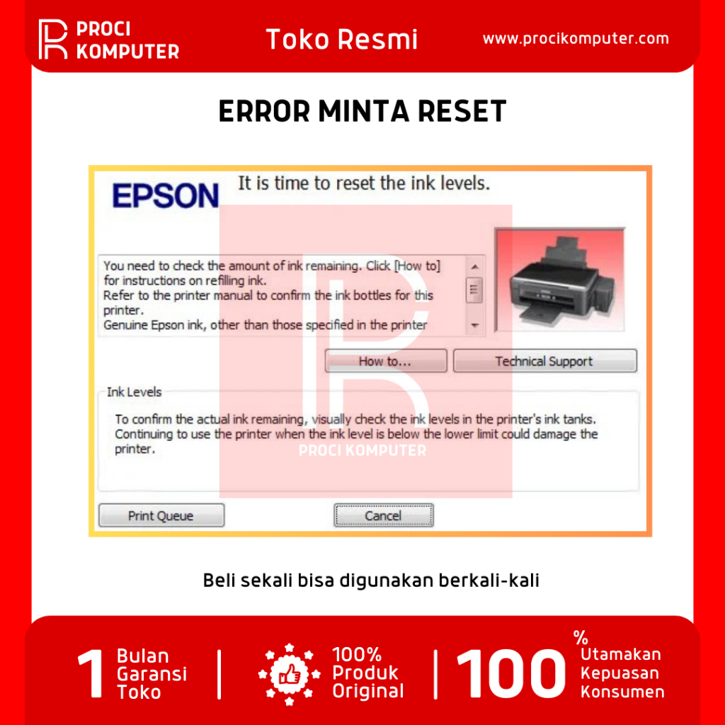 Jual Software Resetter Epson L3210 Full Version + Tutorial Penggunaan ...