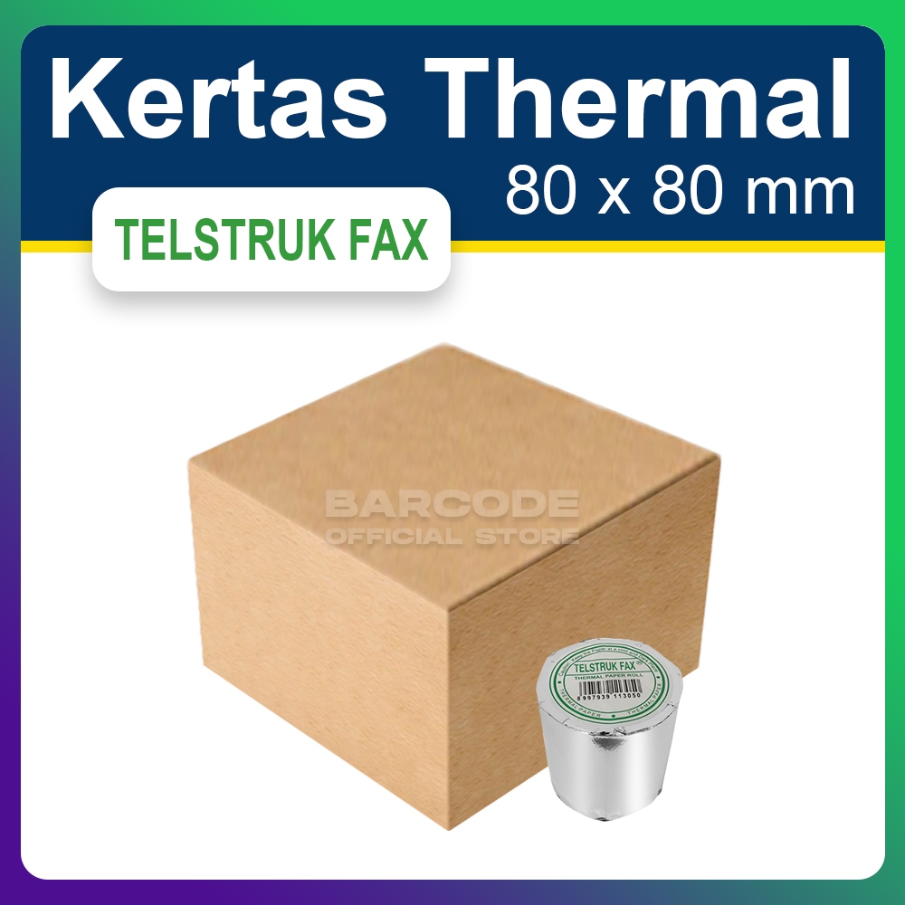 Jual Kertas Thermal Telstruk X Mm X Struk Kasir X Mm Dus Roll Shopee Indonesia