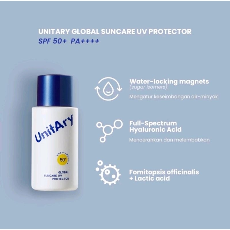 Jual Unitary Physical Global Suncare UV Protector SPF 50+ PA++++ kulit ...