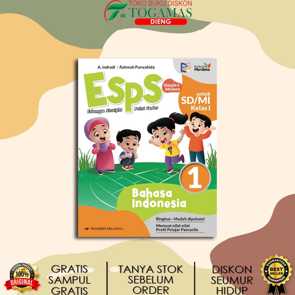 Jual ESPS BAHASA INDONESIA SD/MI KELAS 1,2,3,4,5,6 Kurikulum Merdeka ...