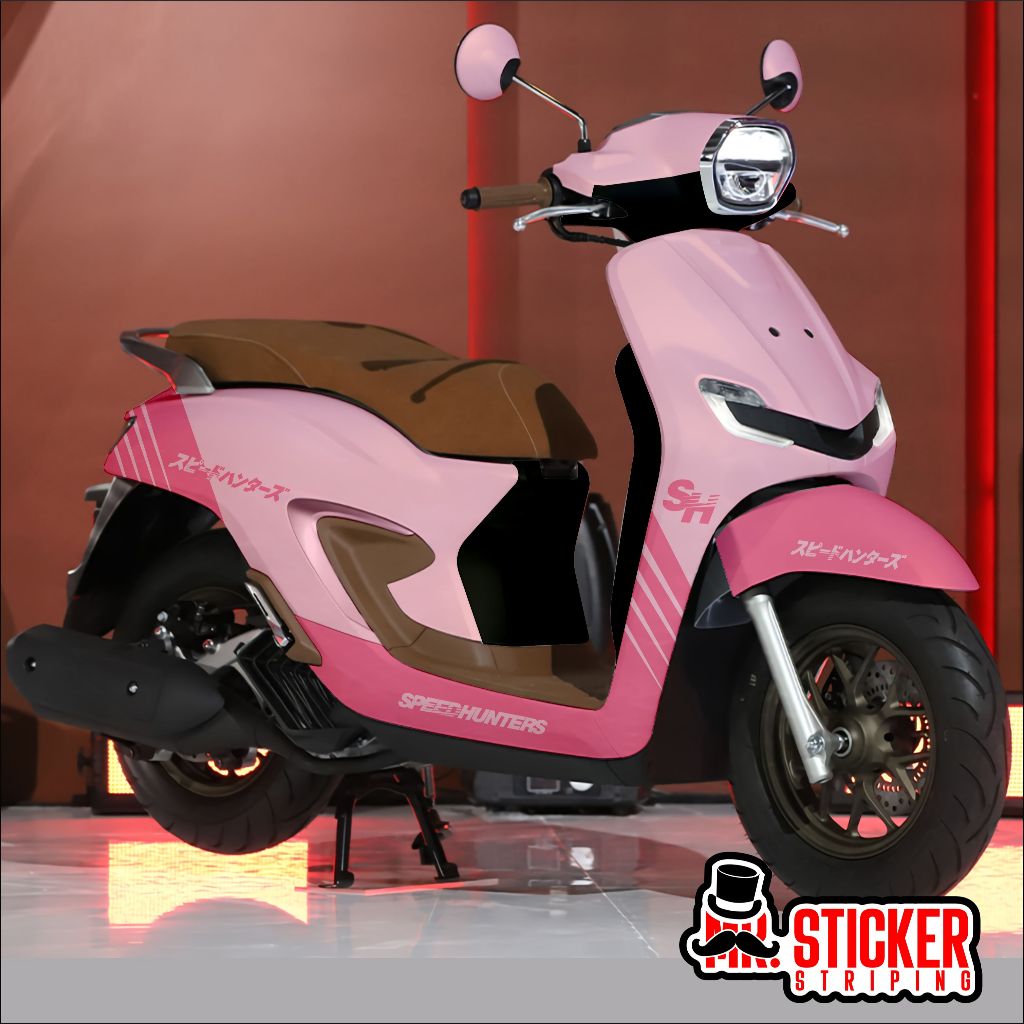 Jual Decal Print Honda Stylo Full Body custom sticker motif speed ...
