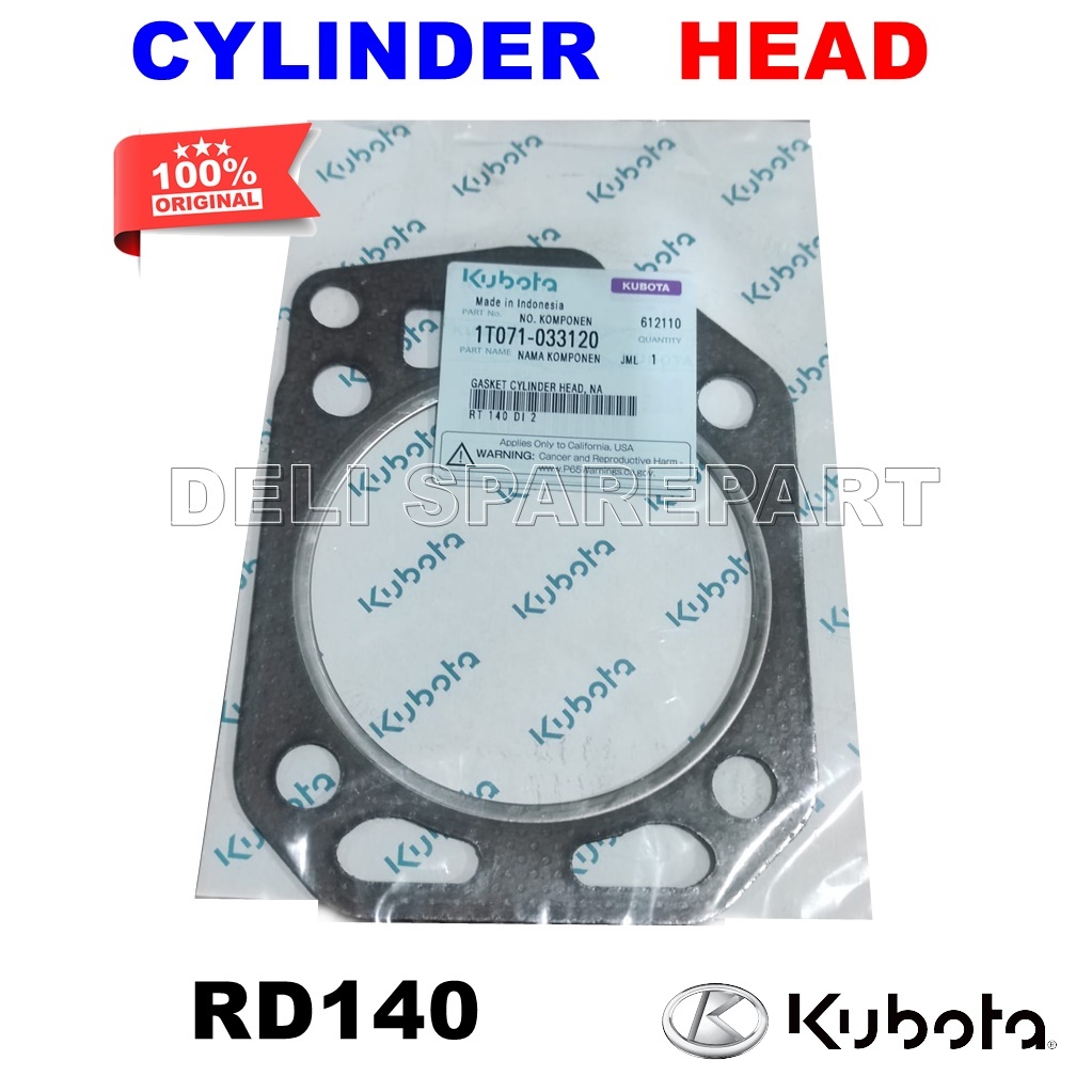 Jual RD140 DI Paking Gasket Cylinder Head Kubota RD-140 RD 140 DI ...