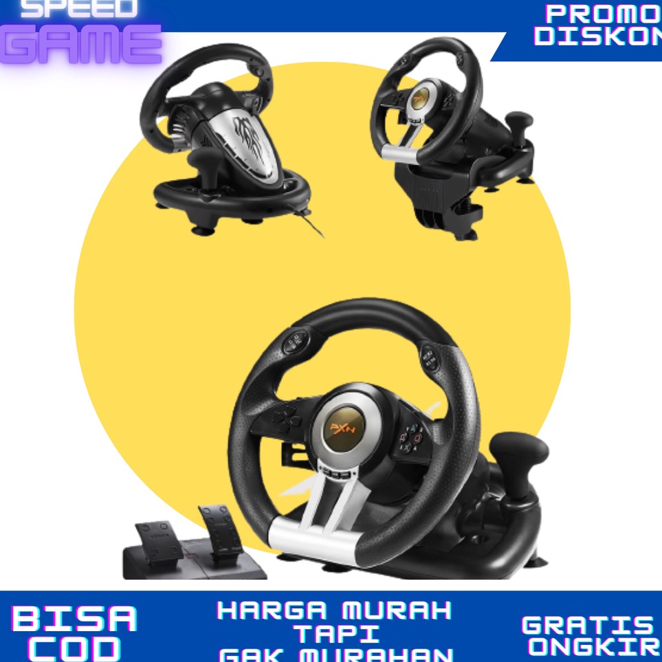 Jual KODE G94R Stir Setir PXN Steering Wheel Racing PXN V3 V3II For PS3 ...
