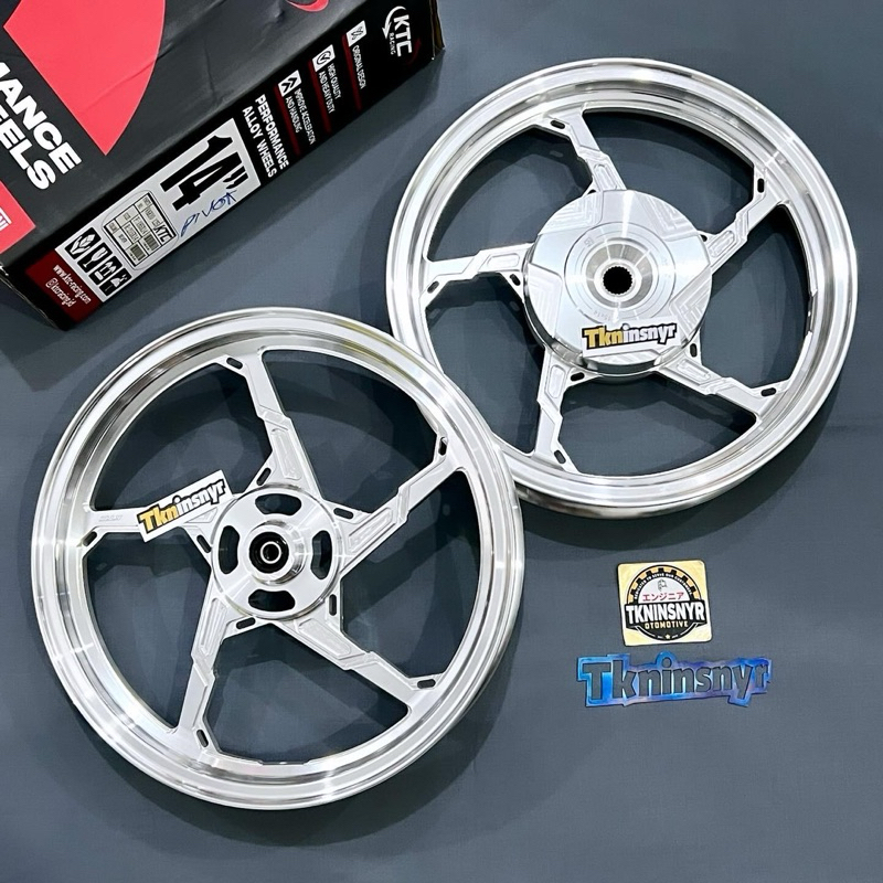 Jual Velg KTC Racing R14 Palang 5 Pivot Twotone Vario 125/150/160 Cbs ...