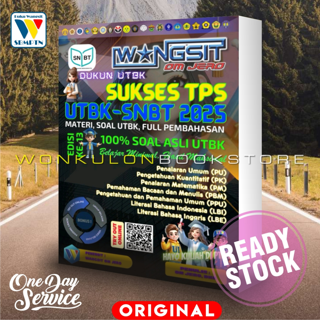 Jual Buku Wangsit 2025 / Buku Wangsit Skolastik UTBK SNBT SUKSES TPS