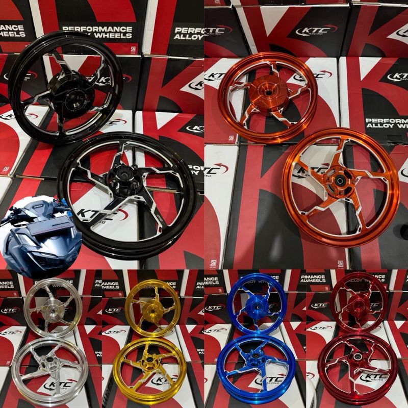 Jual VELG RACING KTC TERBARU 2023.TWO TONE DAN PIVOT RACING UK 1.85X14 ...