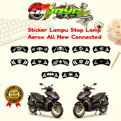 Jual STIKER STICKER STOP LAMP AEROX ALL NEW CONNECTED / STIKER STOP ...