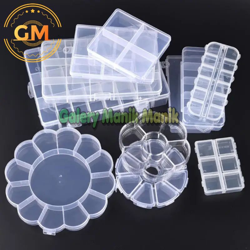 Jual Box Storage Kotak Penyimpanan Manik Manik Mote Aksesoris Kotak ...