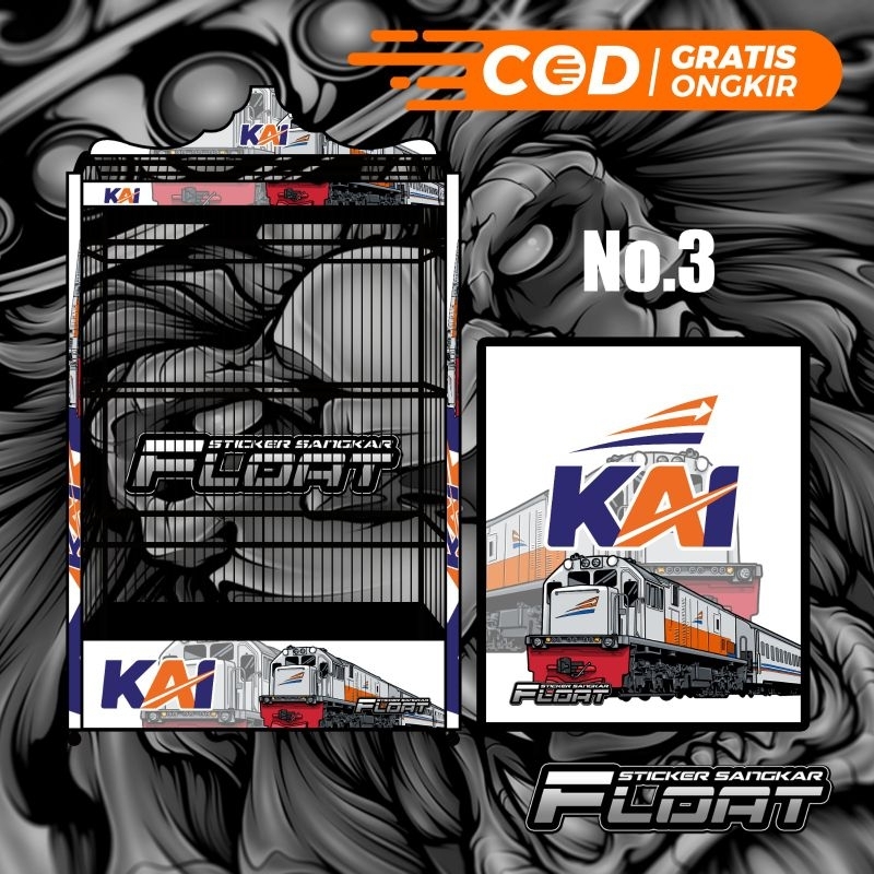 Jual STIKER DECAL SANGKAR KANDANG BURUNG KOTAK REPLIKA BRO DIAMOND ...