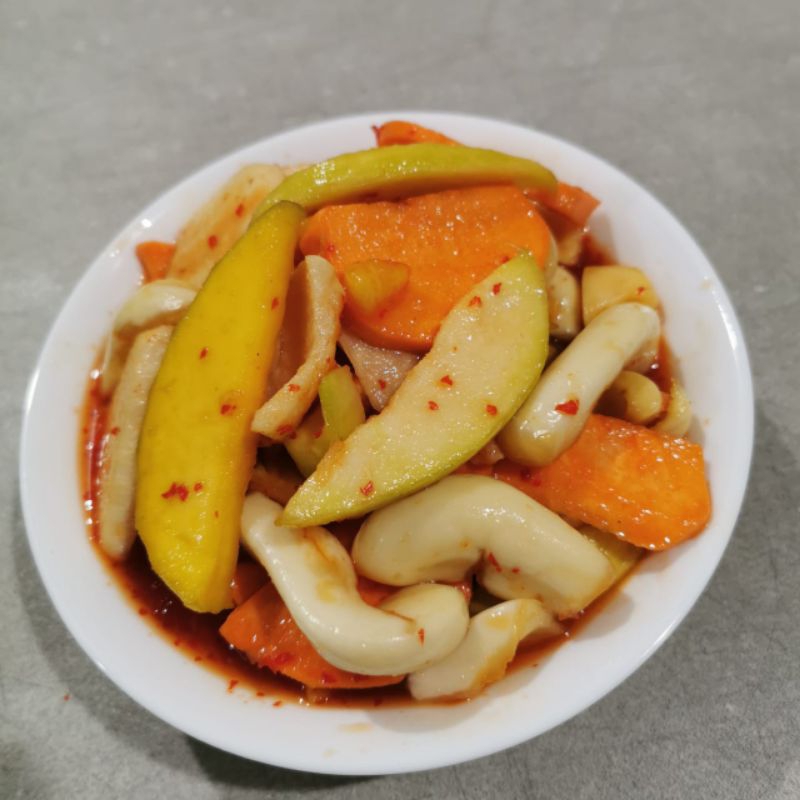 Jual Asinan Rujak.Asam Manis Pedas.Buah Nanas Mangga Jambu Bangkuang ...