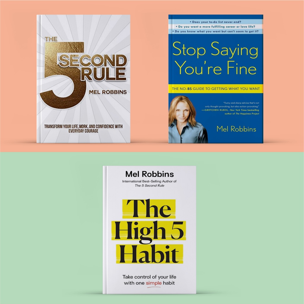 Jual Mel Robbins Books Collection (The 5 Second Rule, The High 5 Habit ...