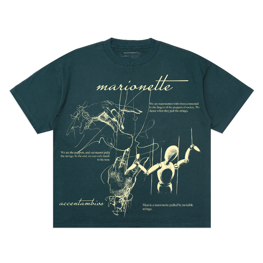 T-shirt Blasted Rat 'Gouvernement Marionnette' - Homme - Taille Unique - Manches Courtes
