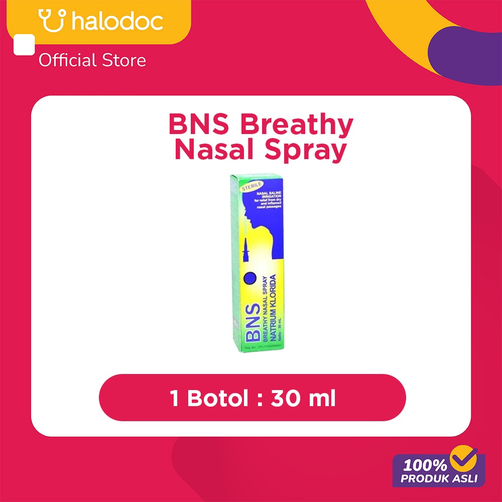 Jual BNS Breathy Nasal Spray 30 ml | Shopee Indonesia