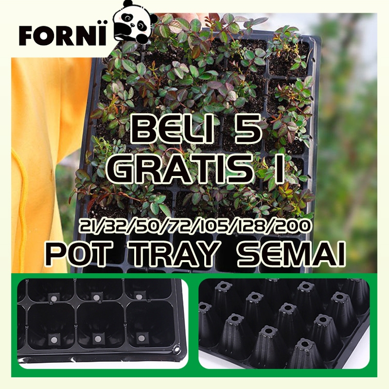 Jual 【Beli 5 Gratis 1】Pot Tray Semai Bibit Benih / Pot Bibit / Seedling ...