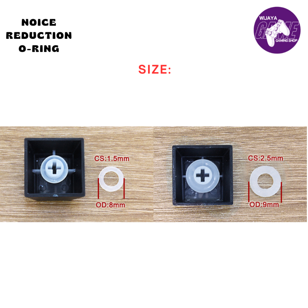 Jual O-Ring Mechanical Keyboard Keycaps Silicone rubber Switch Sound ...