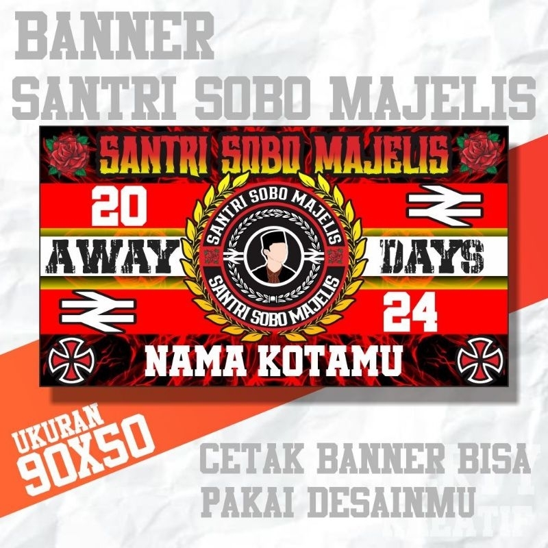 Jual BANNER SPANDUK MMT CUSTOM SANTRI SOBO MAJELIS BANNER SYEKHERMANIA ...