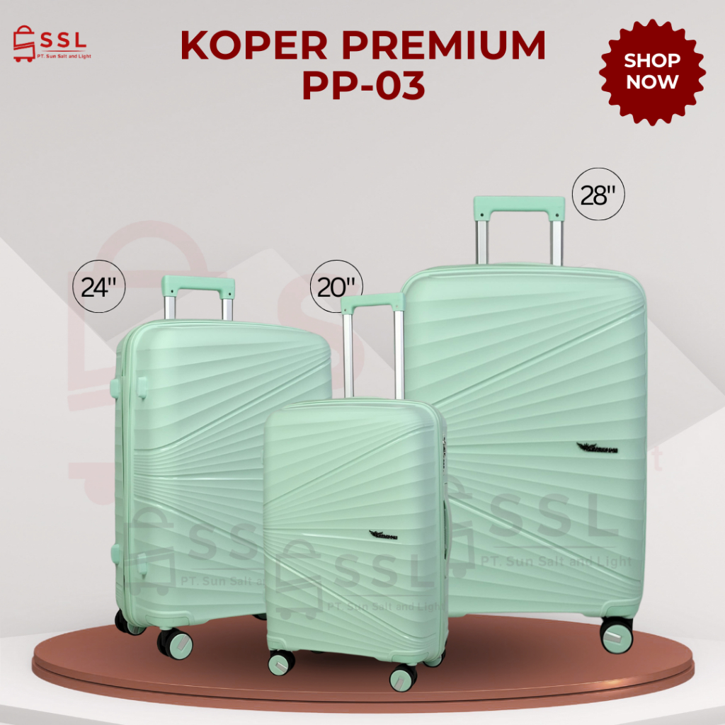 Jual Koper Premium pp 03 Squisy 14/20/24/28 inch Full Polypropylene ...