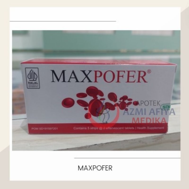 Jual Maxpofer Effervescent vitamin tambah darah | Shopee Indonesia