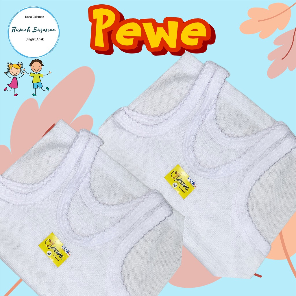 Jual Isi 6 Pcs Singlet Anak 1-9 Tahun Kaos Dalam Pewe / Kaos Dalam Anak ...