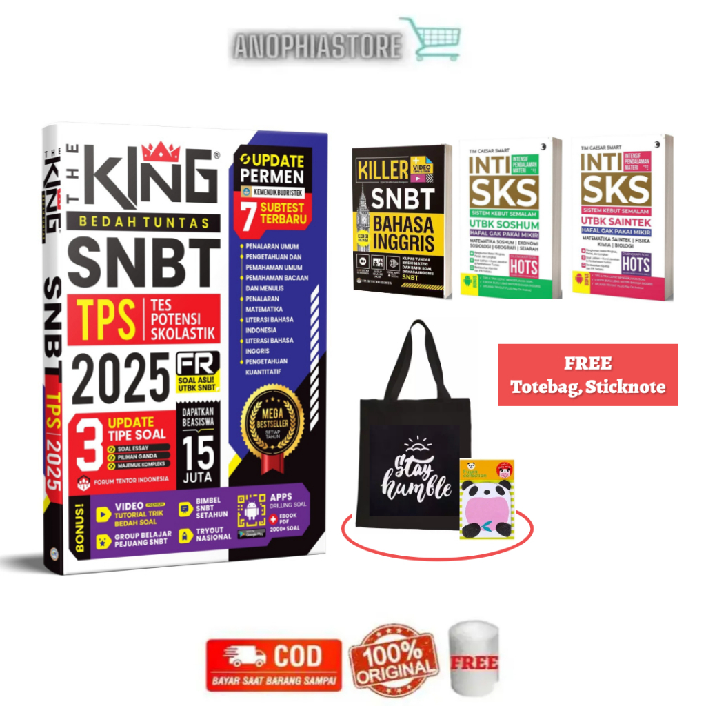 Jual The King Tps Snbt Buku Snbt Tps Utbk Shopee Indonesia