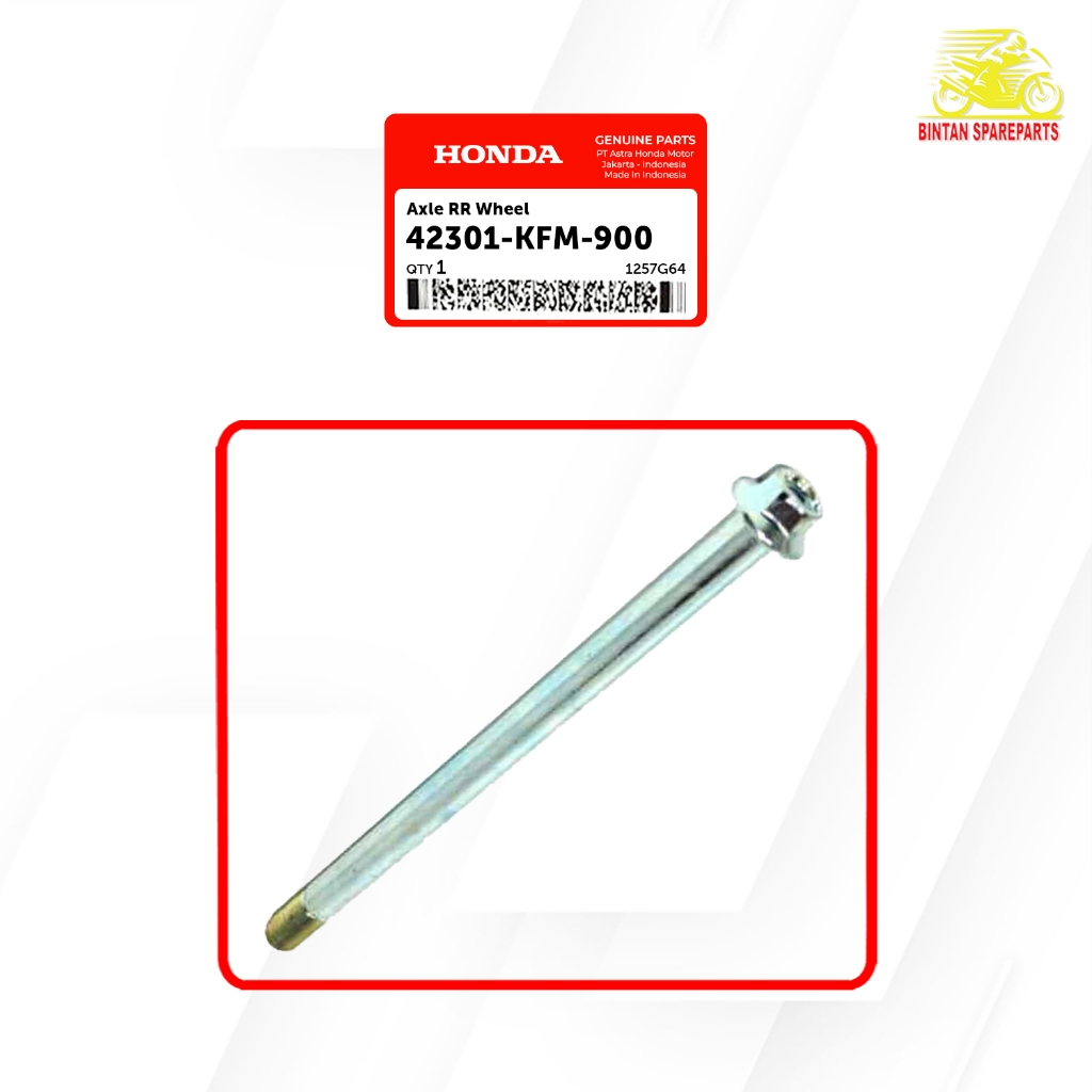 Jual As Roda Axle RR Wheel 42301 KFM 900 | Shopee Indonesia