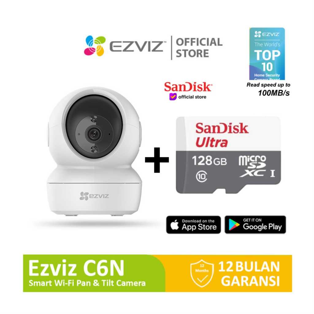 Jual EZVIZ C6N 1080p WiFi Cctv Smart IP Camera 360 Garansi Resmi ...