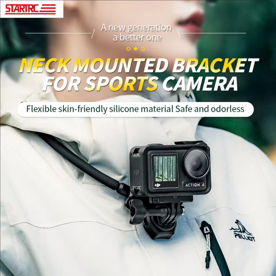 Jual Startrc Neck Mounted Chest Holder Bracket Gopro Osmo Pocket ...