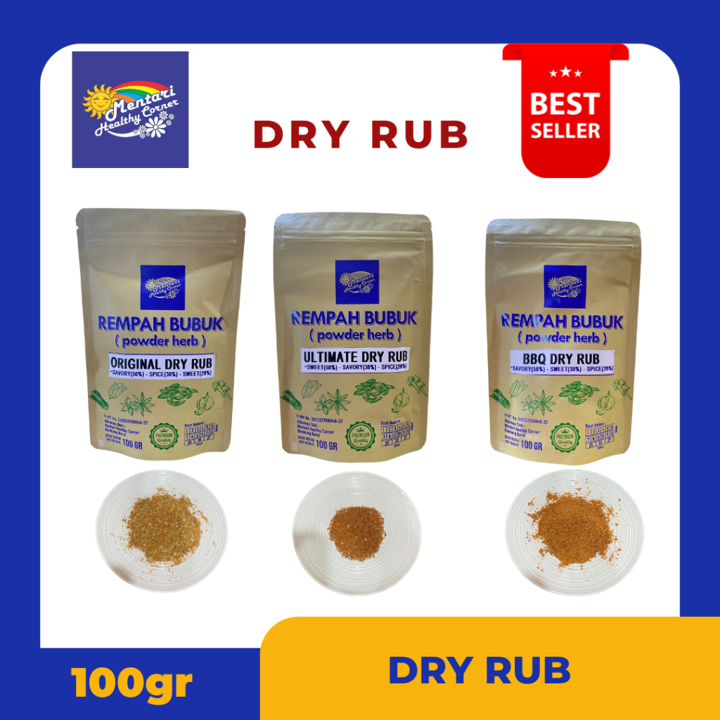 Jual Dry Rub 100gr / Bumbu Rempah Kering Marinasi ( RUB ) 100gram ...